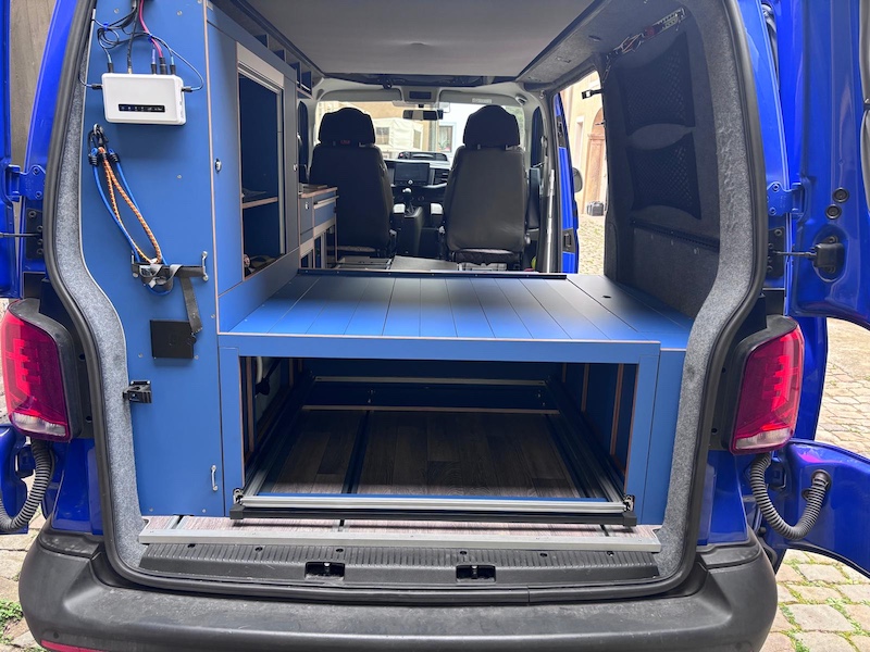 VW T6 Innenausbau-Erweiterung Pfalzcamp-Konzept